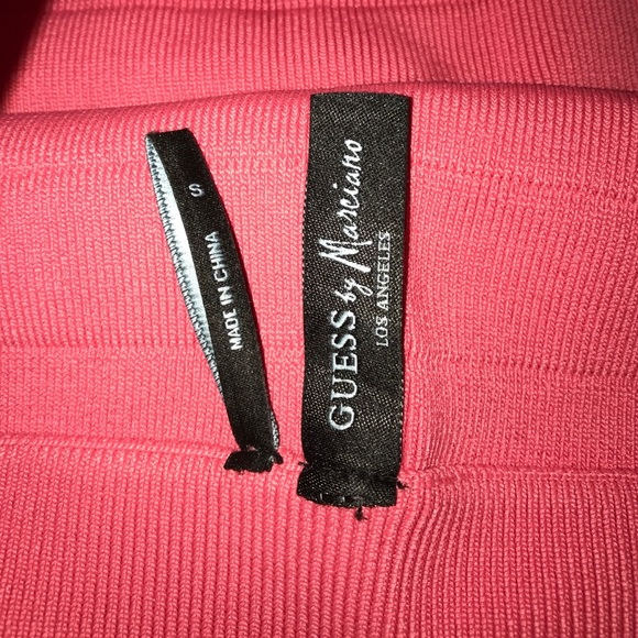 dusty rose GUESS bandage skirt size s worn once - Picture 2 of 2